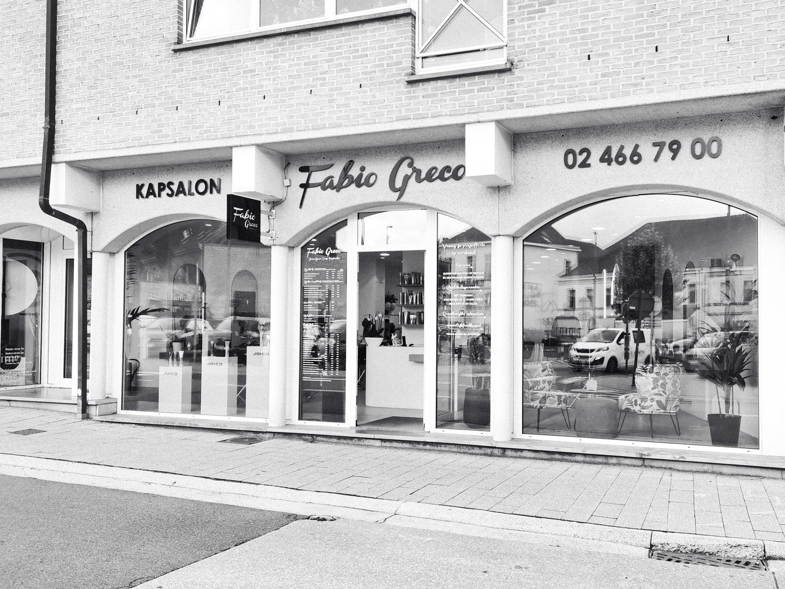 Gevel van Fabio Greco in Dilbeek